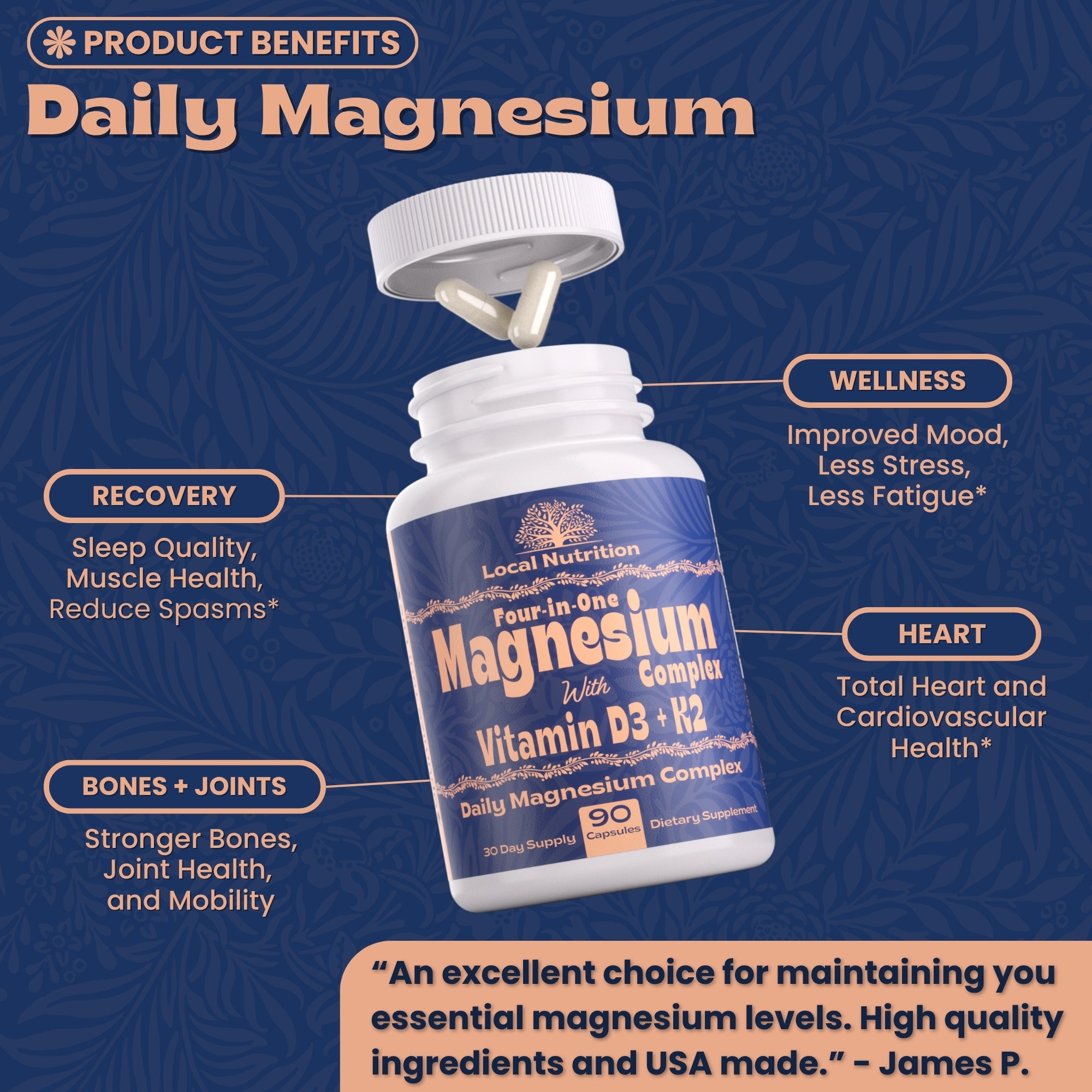 Feel Like Yourself Again with Daily Magnesium 420mg