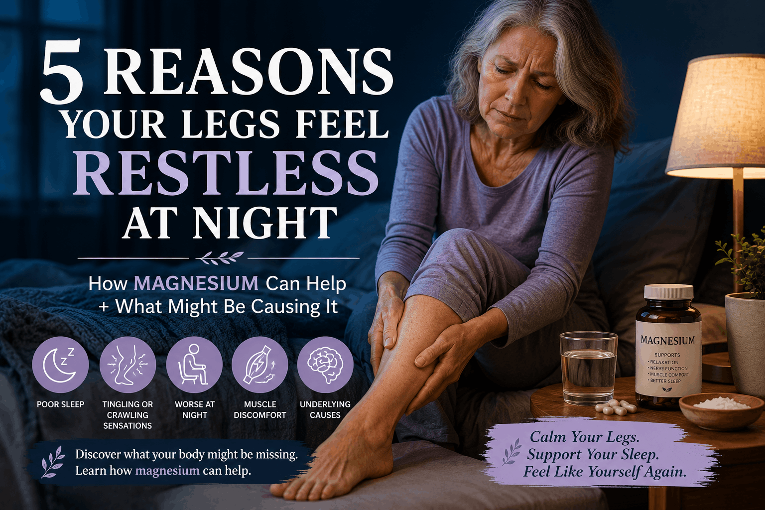 5 Reasons Your Legs Feel Restless at Night