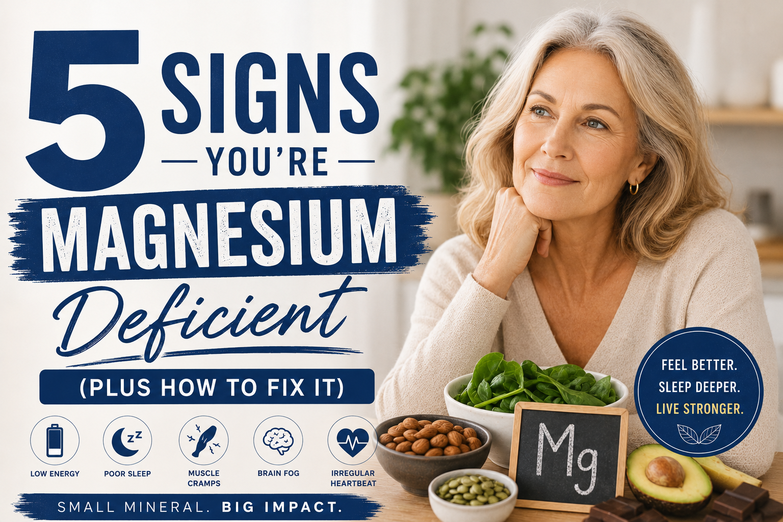 5 Signs You're Magnesium Deficient (Plus How to Fix It)