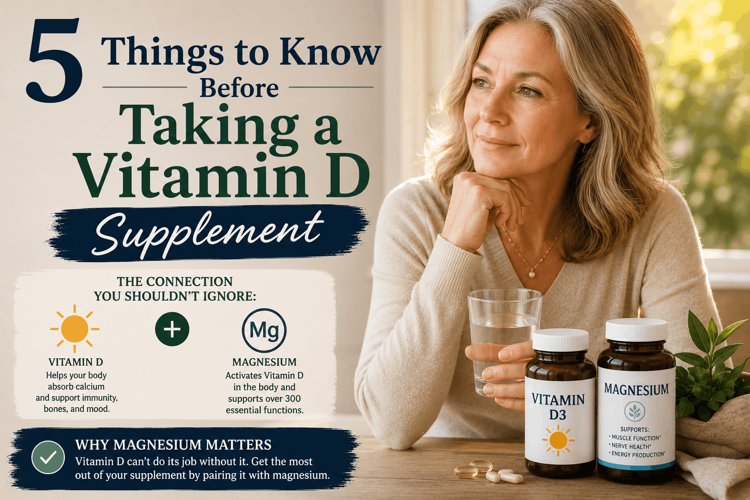 5 Things to Know Before Taking a Vitamin D Supplement
