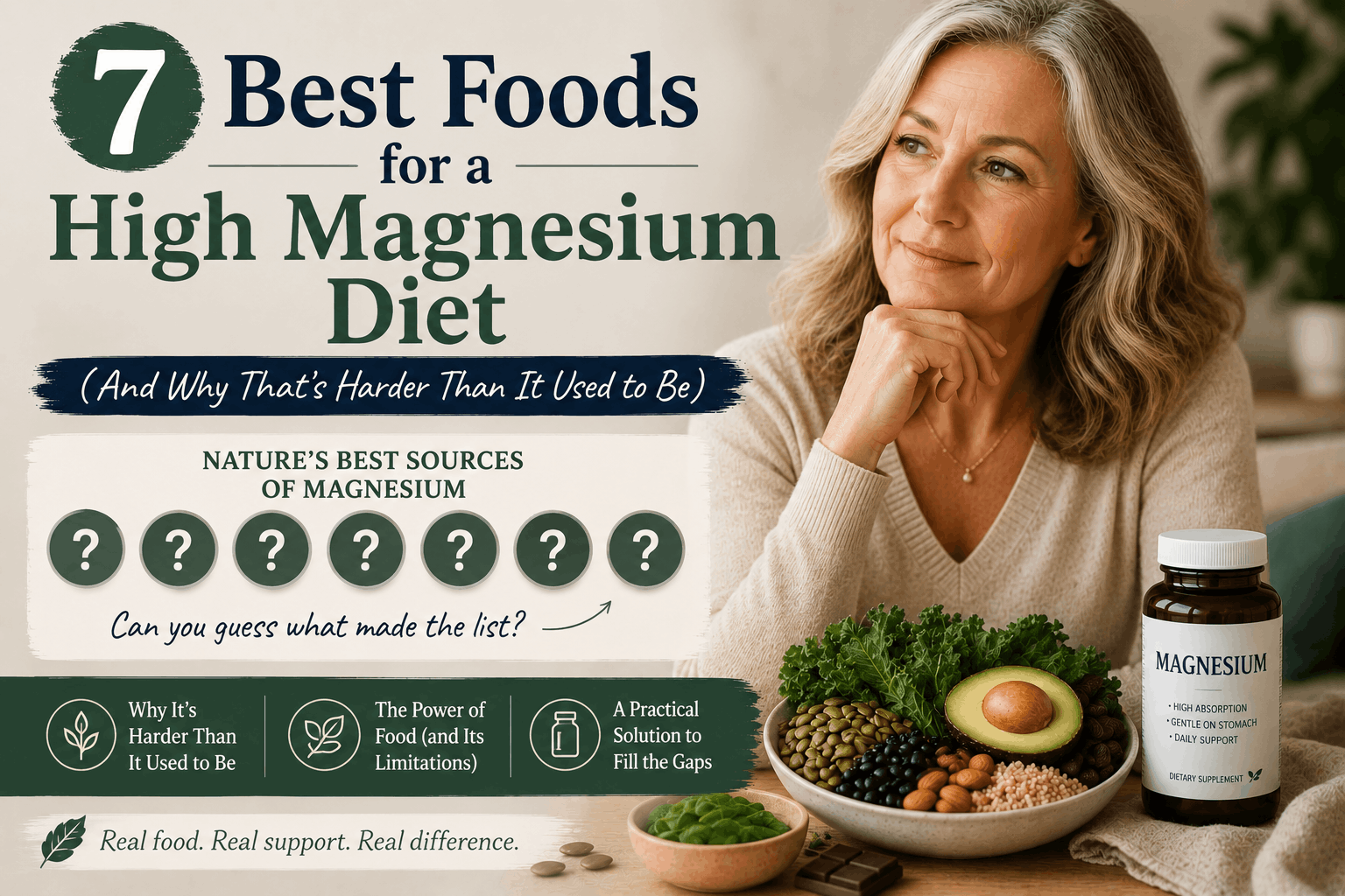 7 Best Foods for a High Magnesium Diet (And Why That's Harder Than It Used to Be)