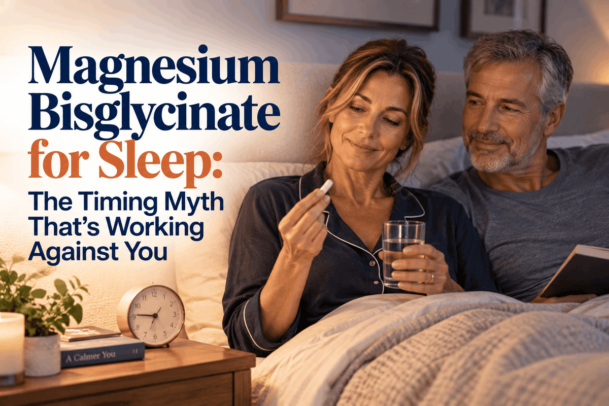 Magnesium Bisglycinate for Sleep: The Timing Myth That's Working Against You