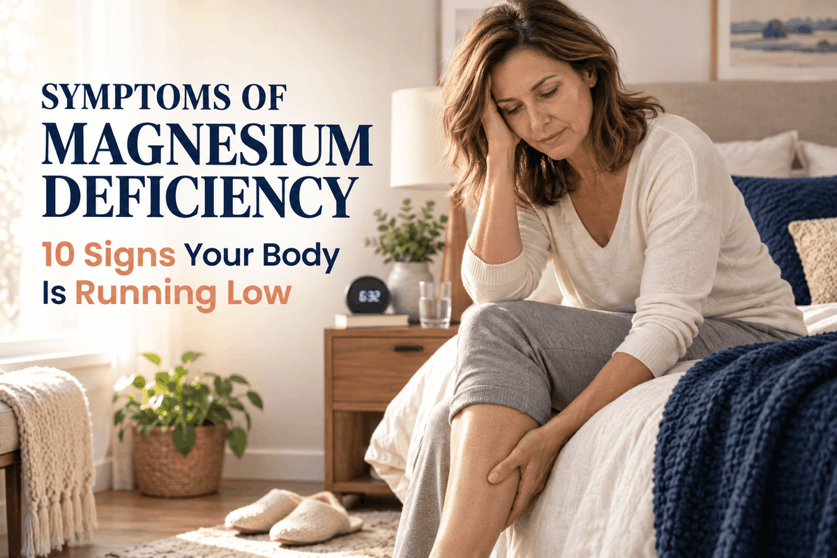 Symptoms of Magnesium Deficiency: 10 Signs Your Body Is Running Low
